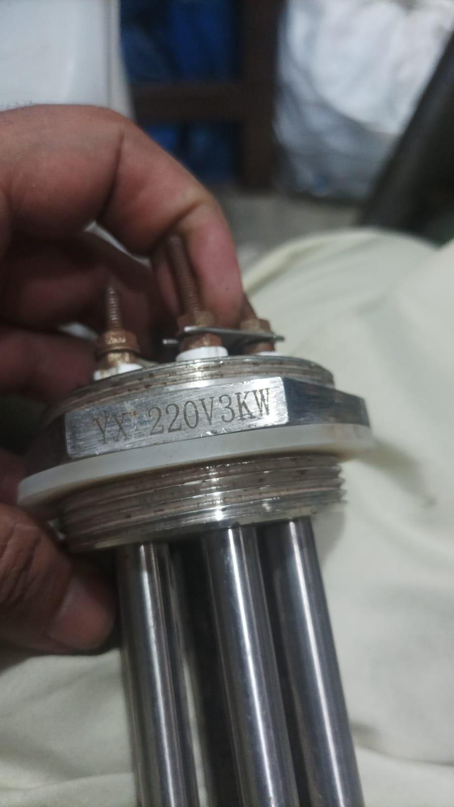 Industrial Electric Flange Tubular Immersion Heater YX 220V 3KW in Pakistan - industryparts.pk