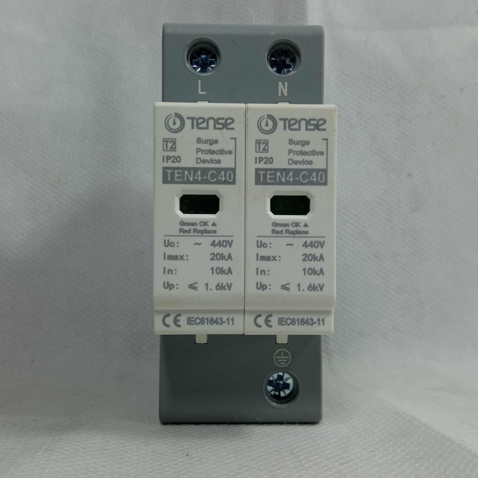  Surge Protective Device IP20 TEN4-C40 20KA 2 Pole AC TENSE