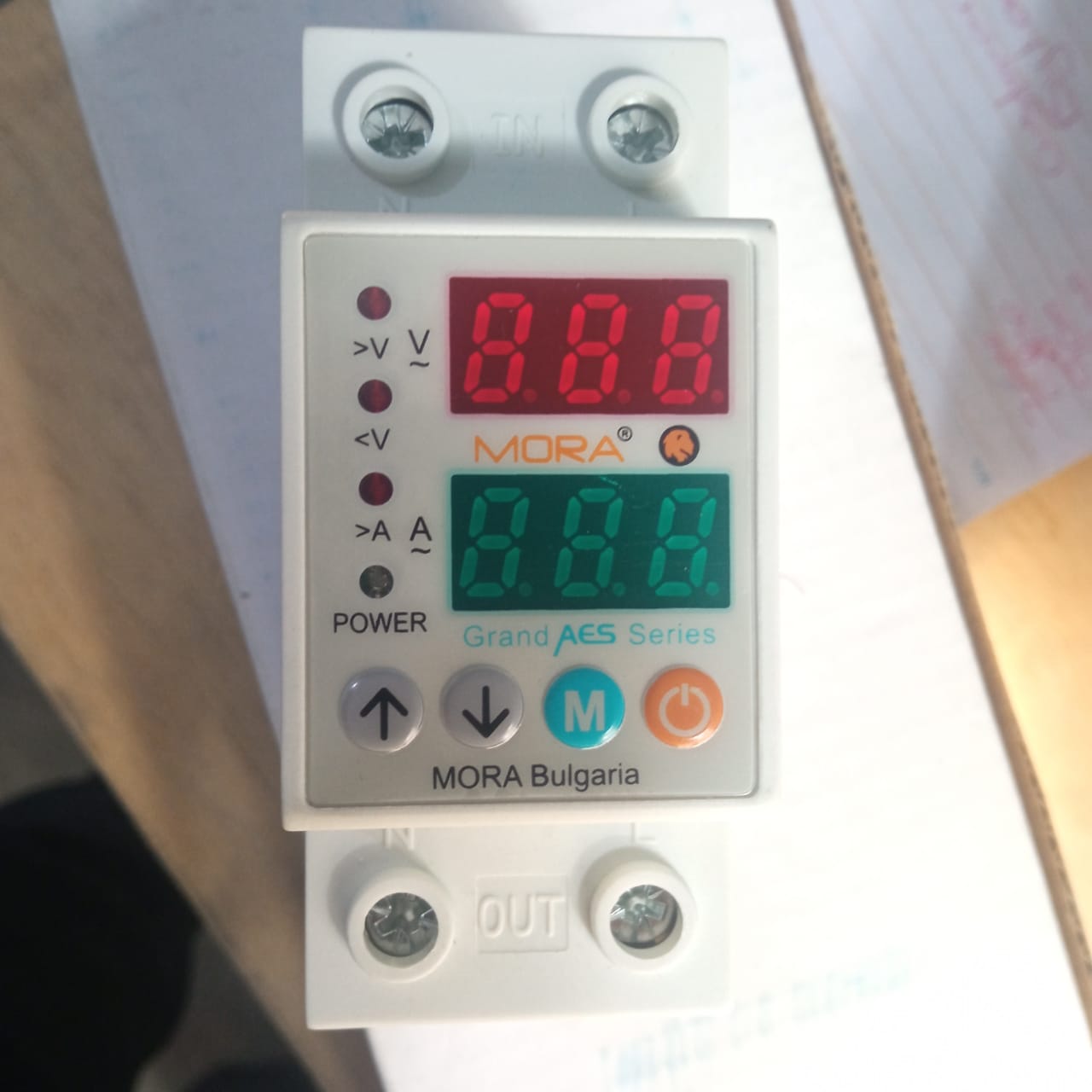 63A 220V Mora voltage protector Adjustable Device for