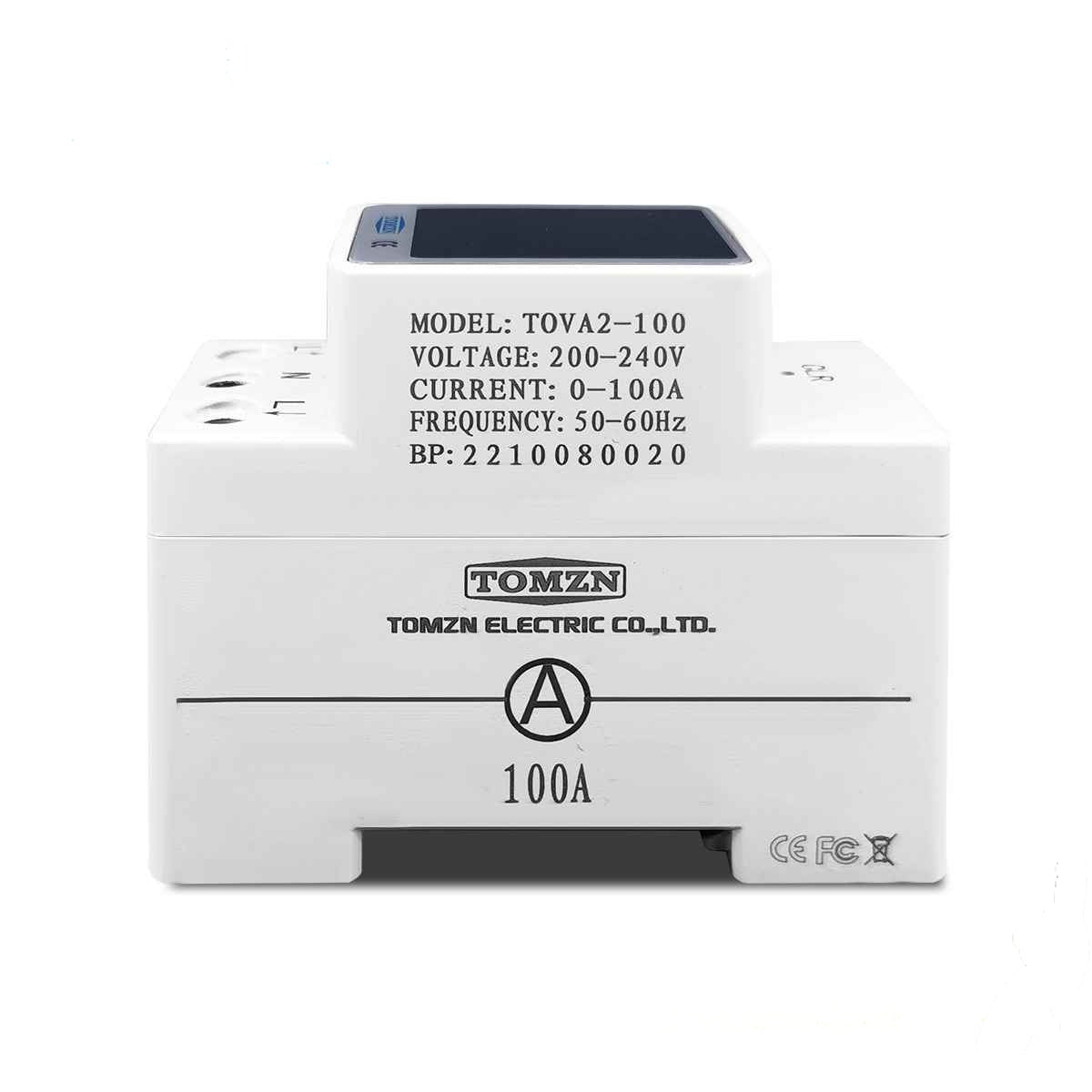TOMZN 6IN1 din rail AC 220V 100A Voltage Current KWH Electric energy monitor meter in Pakistan