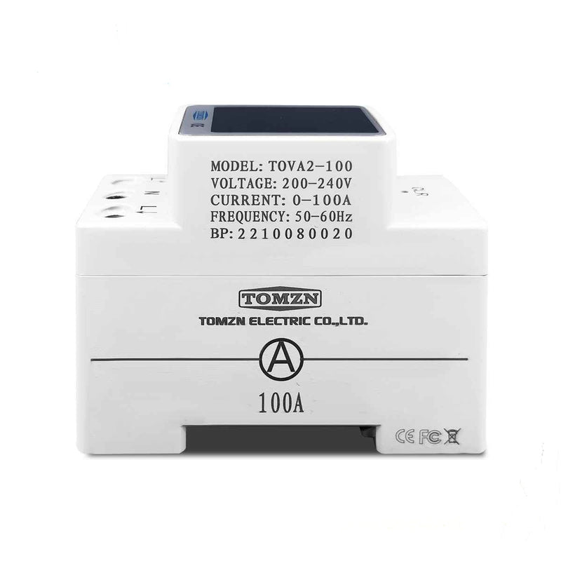 TOMZN 6IN1 din rail AC 220V 100A Voltage Current KWH Electric energy monitor meter in Pakistan