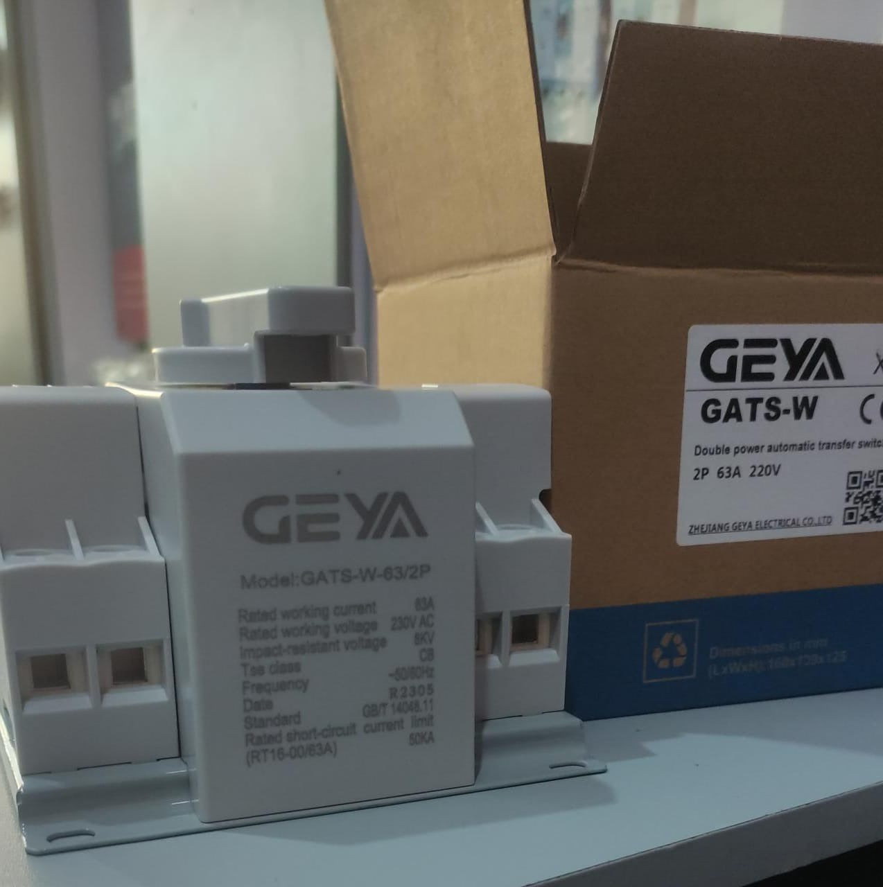 Geya 2 Pol, 4 Pol 63A  Double Power Automatic Transfer Switch in Pakistan