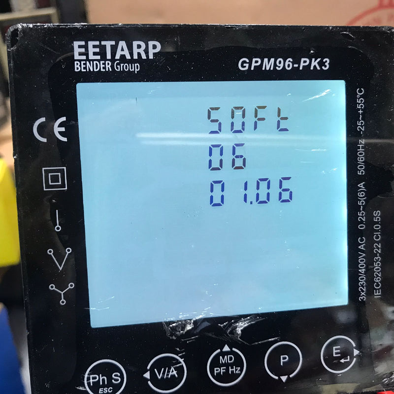 ETARP GPM96-PK3 Single/Three Phase Electric Energy Panel Meter in Pakistan