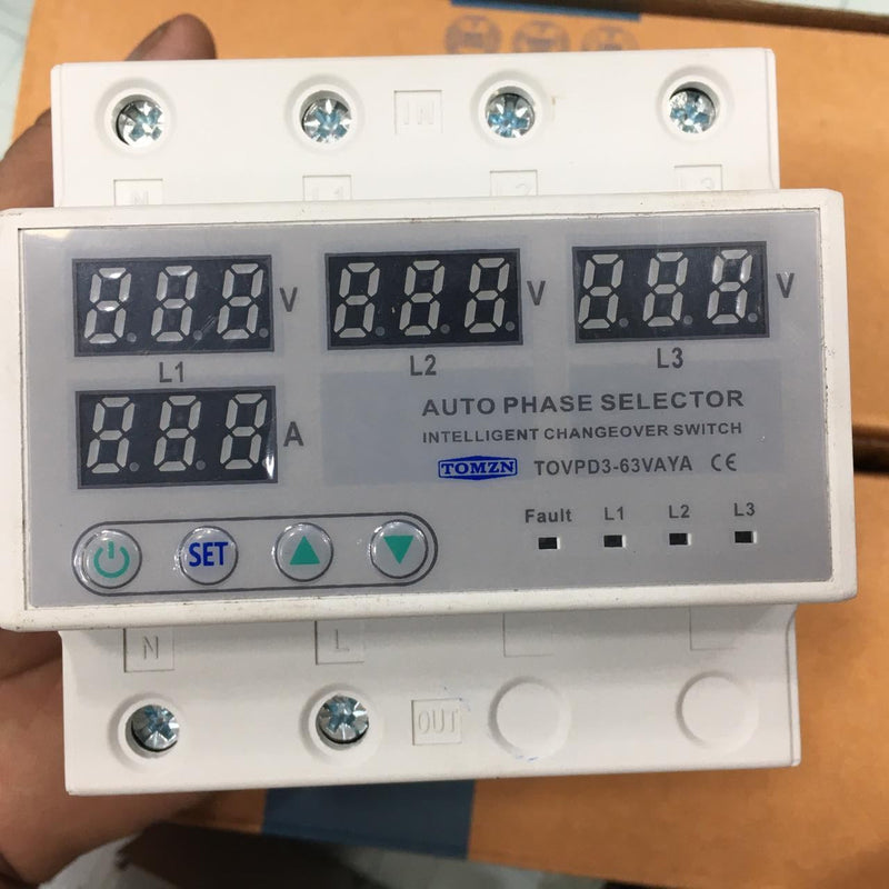 TOMZN TOVPD3-63VAYA Auto Phase Selector Switch in Pakistan