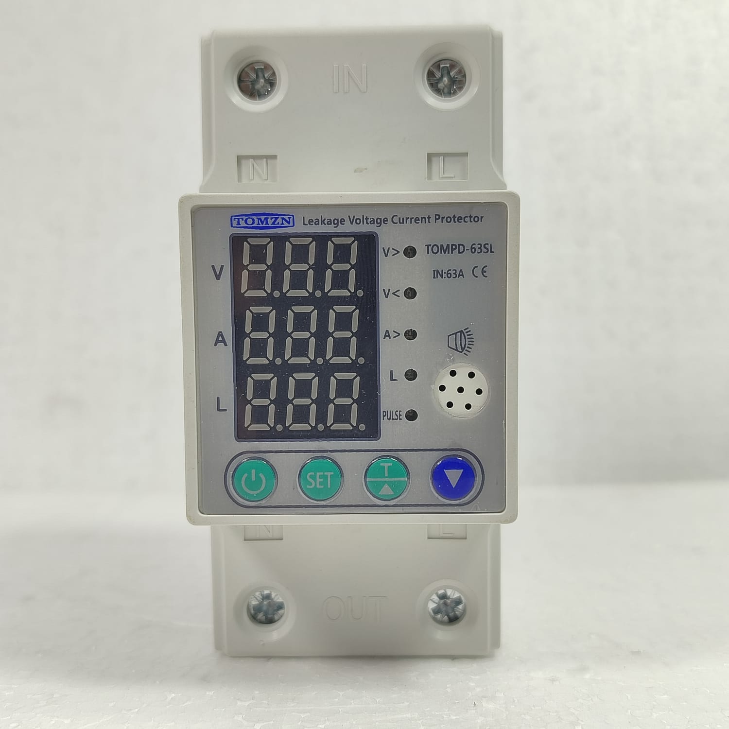 TOMZN 63A Leakage Current Protection Surge Protector in Pakistan