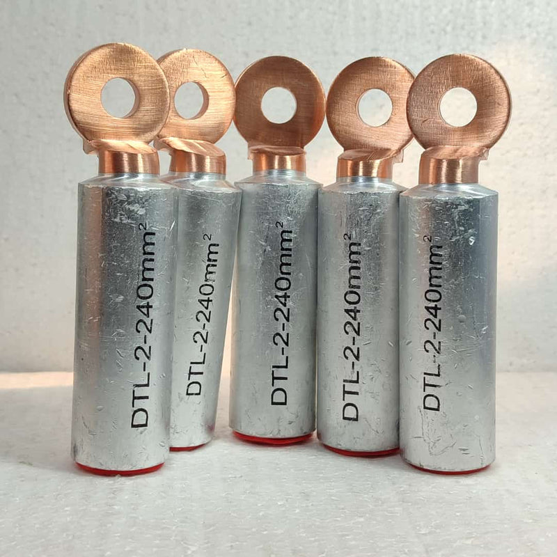 DTL 2-240mm Copper & Aluminum Bi-Metallic Cable Lugs in Pakistan