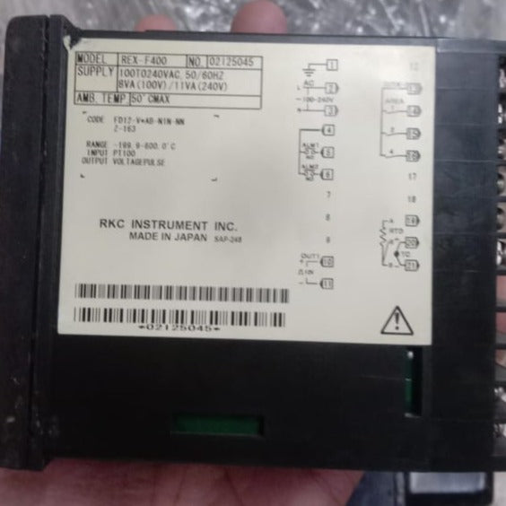 RCK REX-F400 100V To 240V AC Temperature Controller in Pakistan
