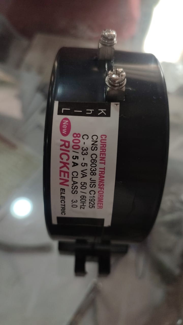Coper Bar CT Current Transformer RICKEN in Pakistan - 800/5