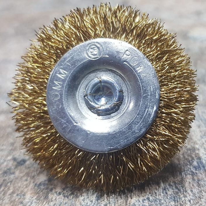30 mm Brass Drill Brush, Wire Wheel Brush in Pakistan