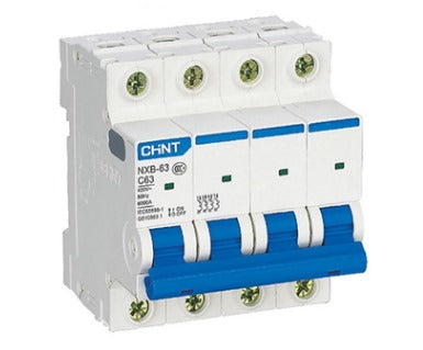 CHINT MCB NXB-63 4 POLE 6 KA CIRCUIT BREAKER in Pakistan
