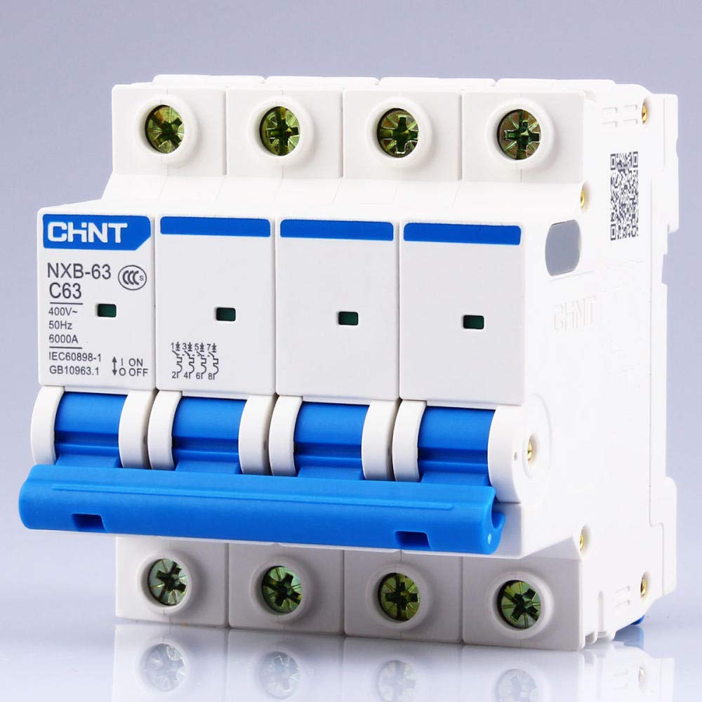 CHINT MCB NXB-63 4 POLE 6 KA CIRCUIT BREAKER in Pakistan
