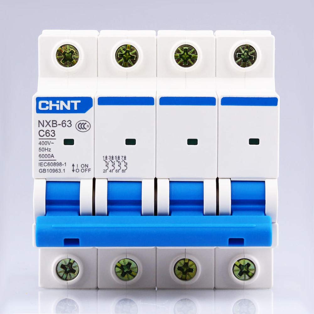 CHINT MCB NXB-63 4 POLE 6 KA CIRCUIT BREAKER in Pakistan