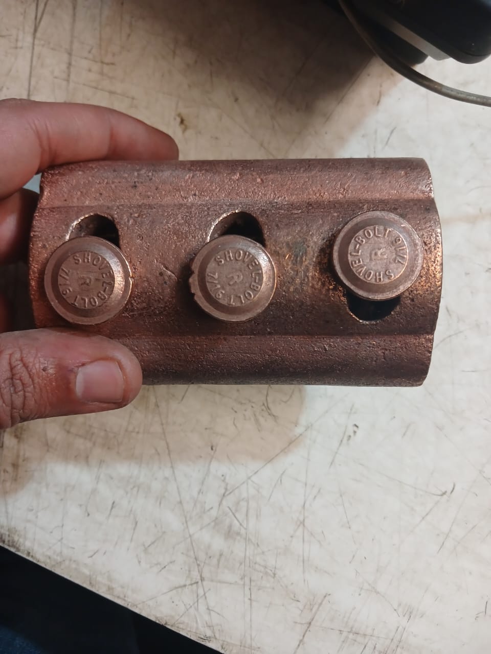 PARALLEL GROOVE CLAMP – COPPER - 120mm