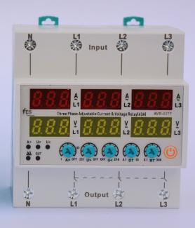 AVR-63TF 63A Three Phase Adjustable Currant, Voltage, Phase Sequence Relay in Pakistan