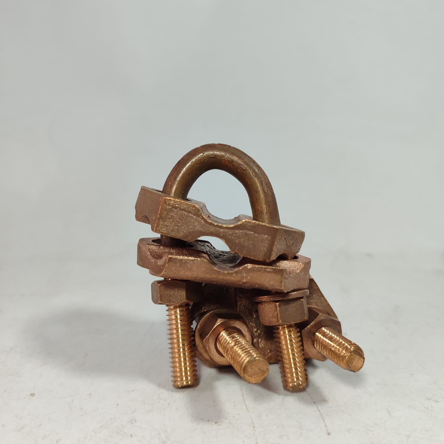 Brass Earthing Grounding U Bolt Copper Cable Clamp in Pakistan