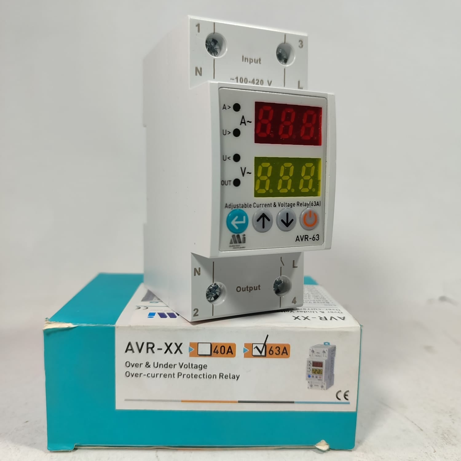 Mi AVR-XX Over & Under Voltage and Current Protraction Relay in Pakistan