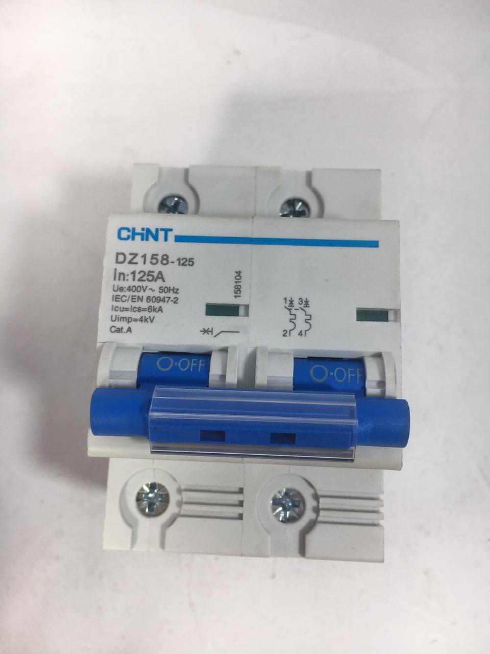 CHINT DZ158-125 125A High Current Double Circuit Breaker in Pakistan