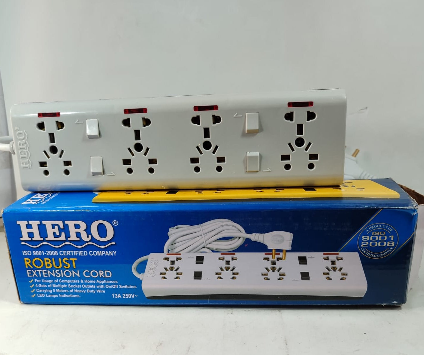 HERO ROBUST EXTENSION CORD 13A 250V in Pakistan