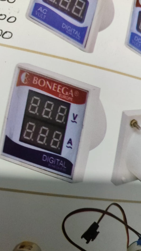 BR12359	NEW ITEM ADD 	BONEEGA EUROPE Digital VOLT/AMP Meter 