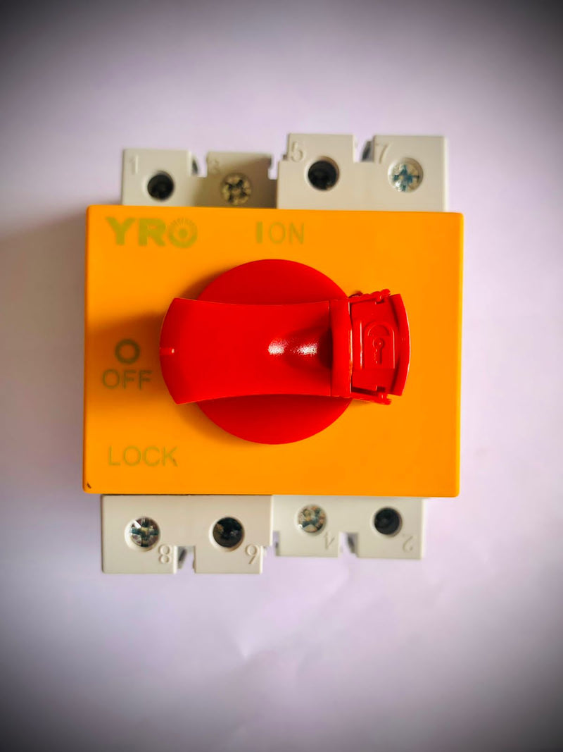 YRO Lockable DC Isolator Switch Disconnector in Pakistan