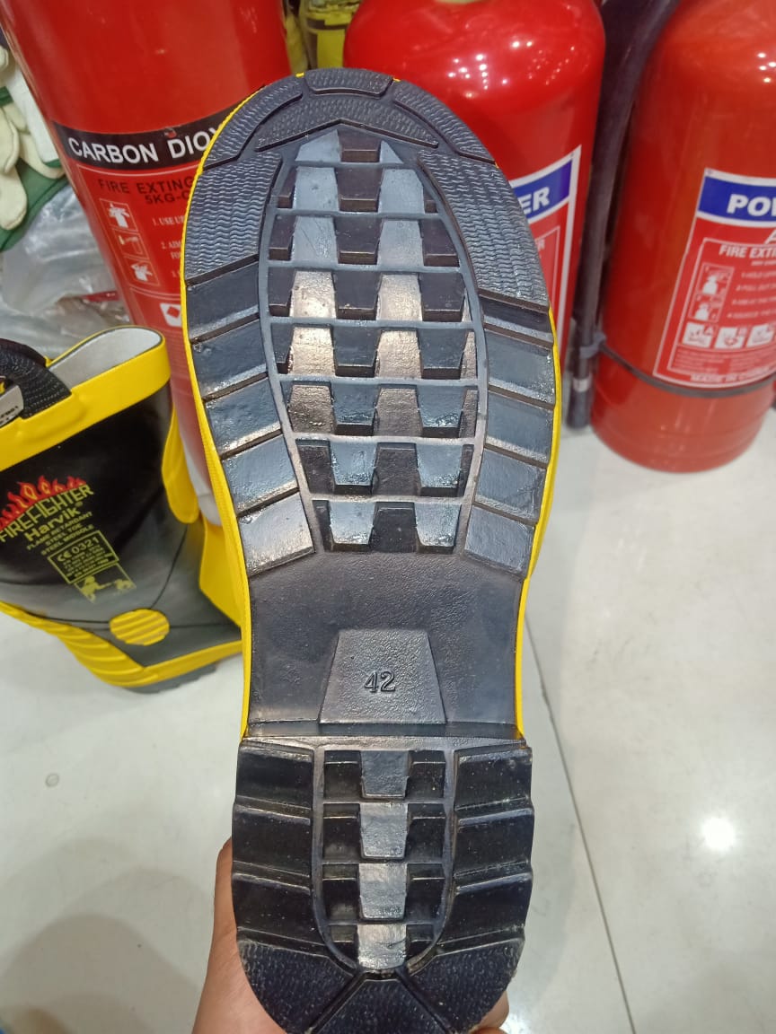 HARVIK Firefighter Electrical Shockproof & Hot Contact Safety Boots in Pakistan
