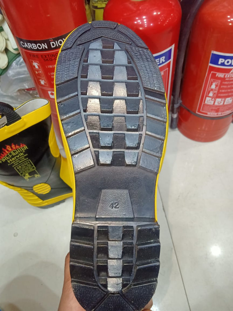 HARVIK Firefighter Electrical Shockproof & Hot Contact Safety Boots in Pakistan