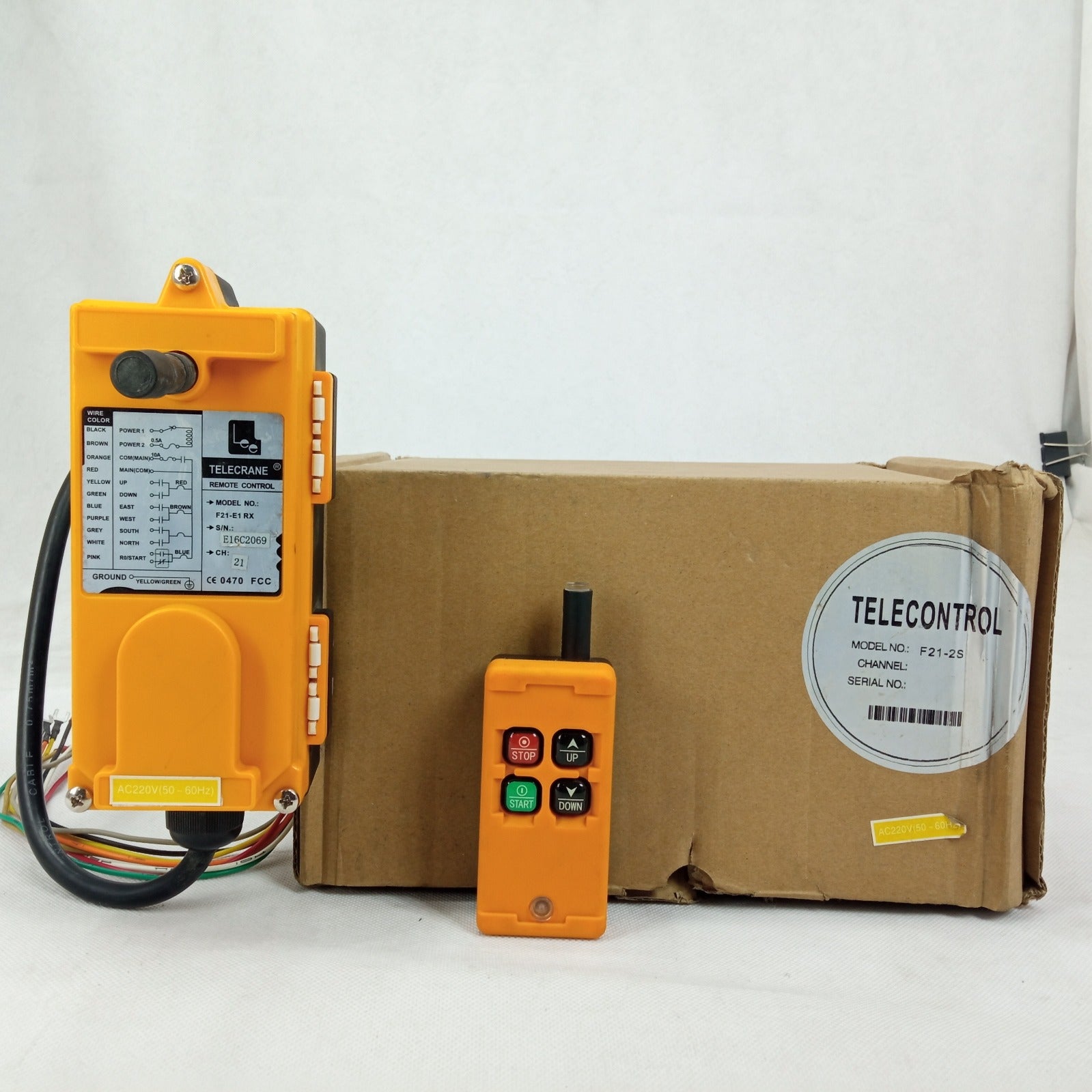 TELECONTROL F21-E1 RX Wireless Crane Radio Remote Control in Pakistan
