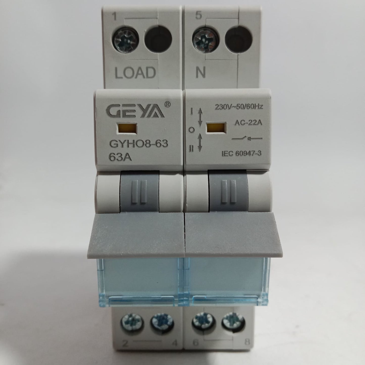 CEYA GYHO8-63 2p 63A, Modular Dual Power Manual Transfer Switch in Pakistan