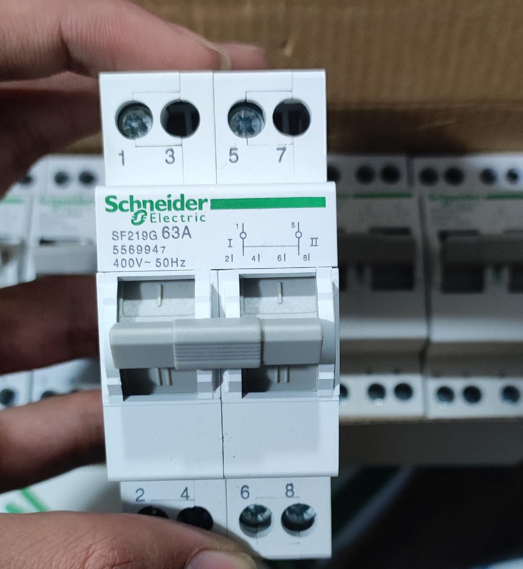 Schneider SF219G 63A 400V AC MCB CHANGE OVER CIRCUIT BREAKER in Pakistan