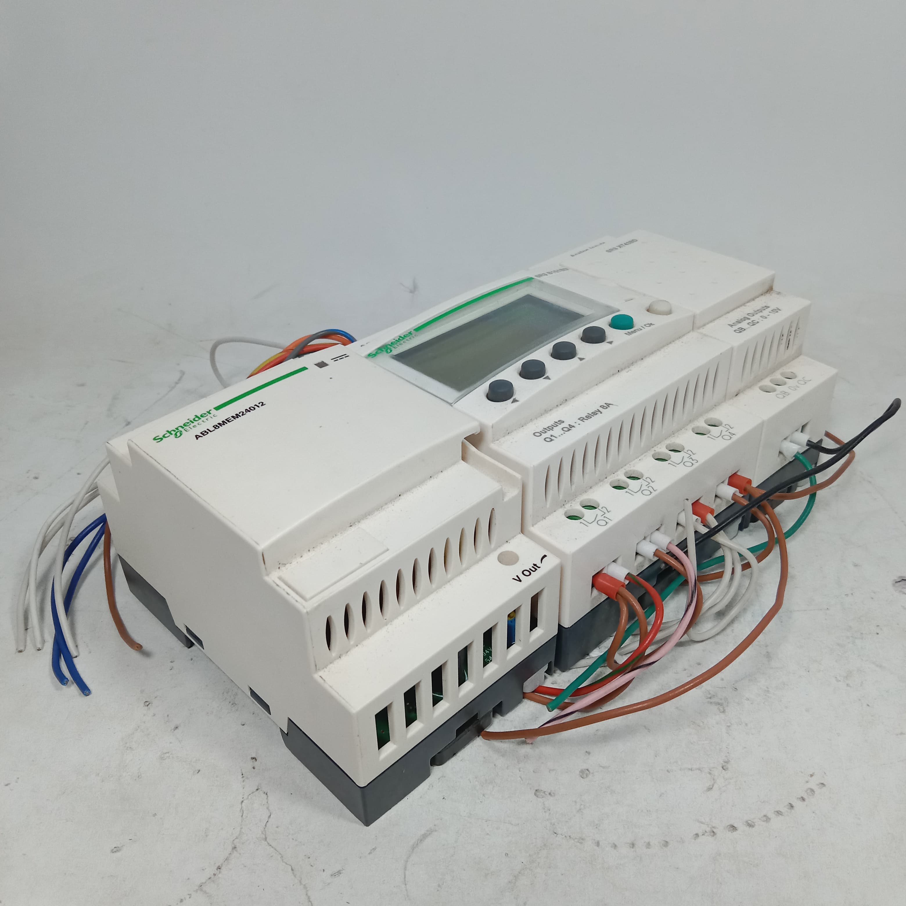 Schneider SR3 B101BD Programmable Logic Controller Module + ABL8MEM24D12 Regulated switch Power Supply in  pakistan