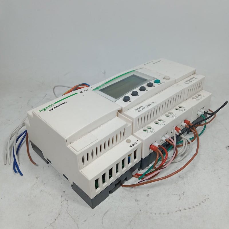 Schneider SR3 B101BD Programmable Logic Controller Module + ABL8MEM24D12 Regulated switch Power Supply in  pakistan
