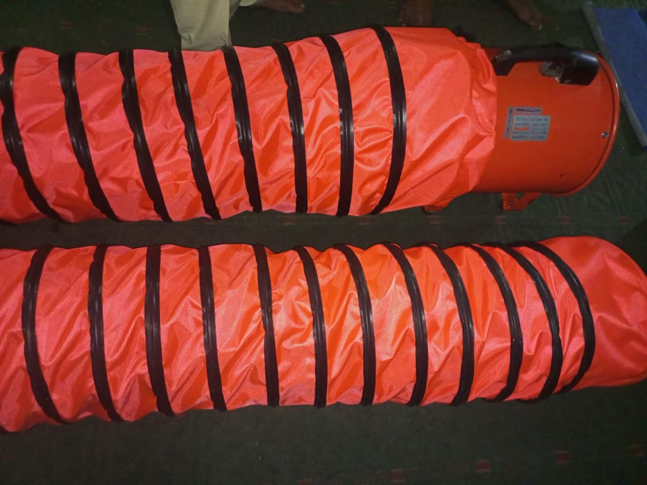 Fire-Proof Industrial Flexible Air Duct with Fan Ventilator in Pakistan