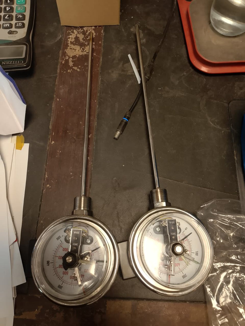 WIKA High-Range 500°C Temperature Gauge in Paakistan