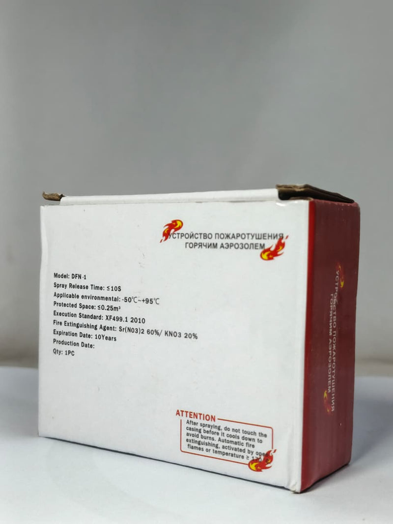 Hot Aerosol DFN-1P Fire Extinguishing Device in Pakistan