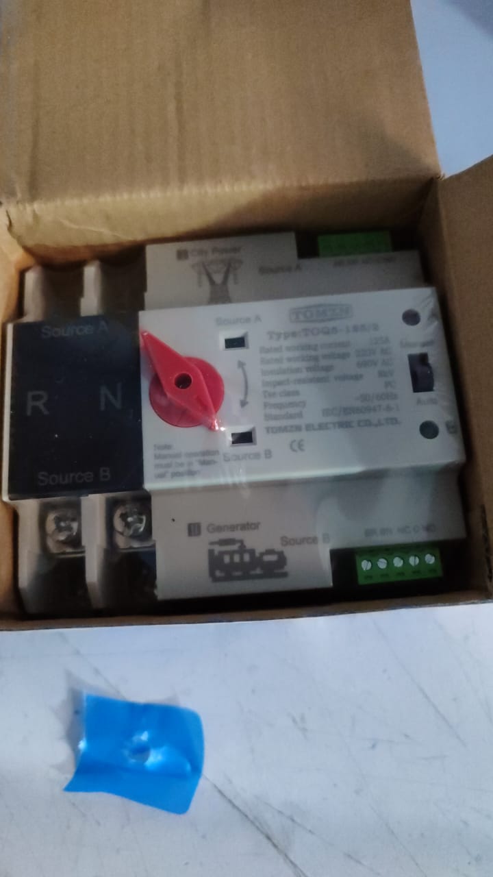 TOMZN Dual Power Automatic Transfer Switch TOQ5-125/2 tomzn ATS  in Pakistan