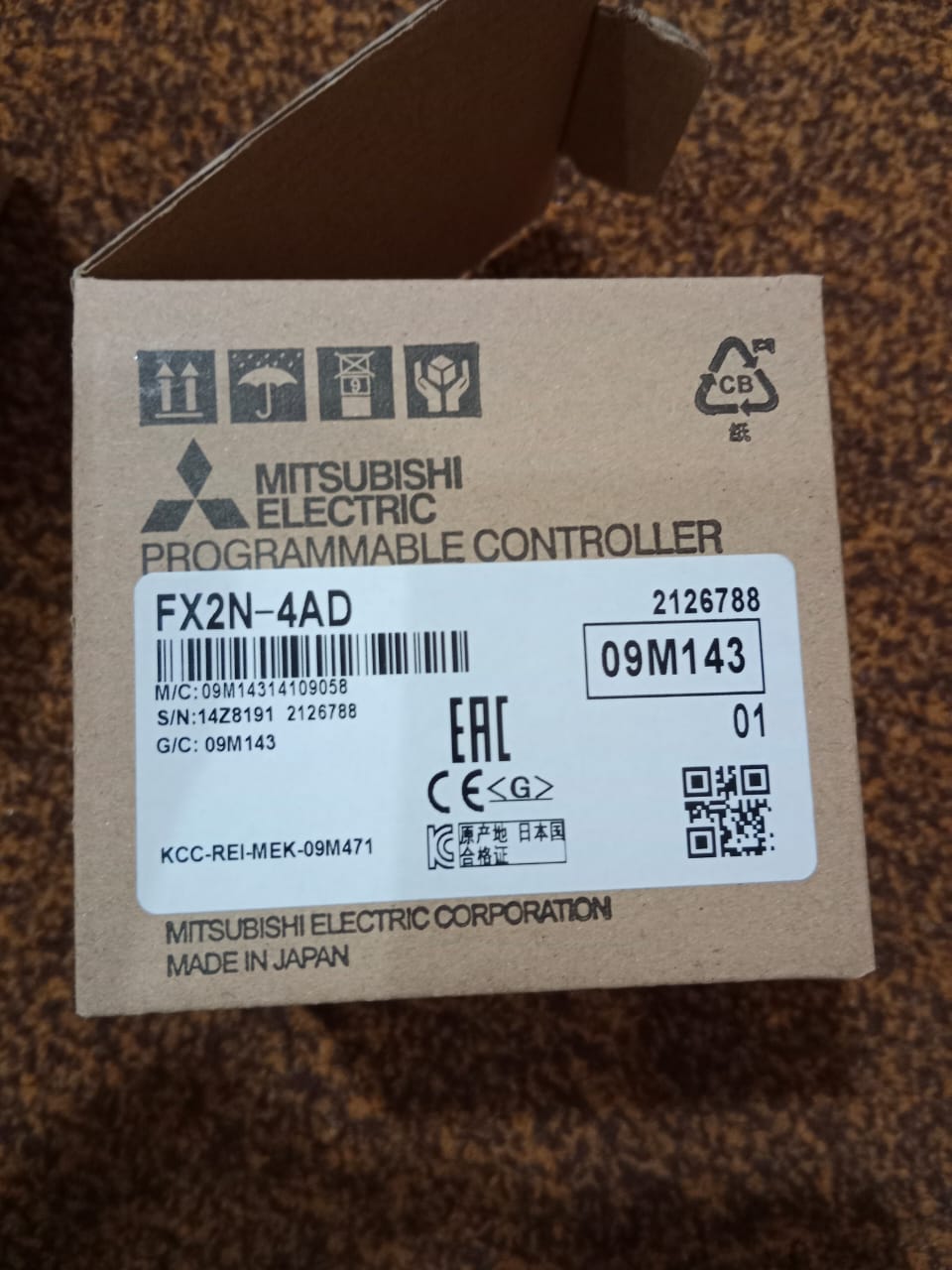 FX2N-4DA Mitsubishi PLC analog module (New)