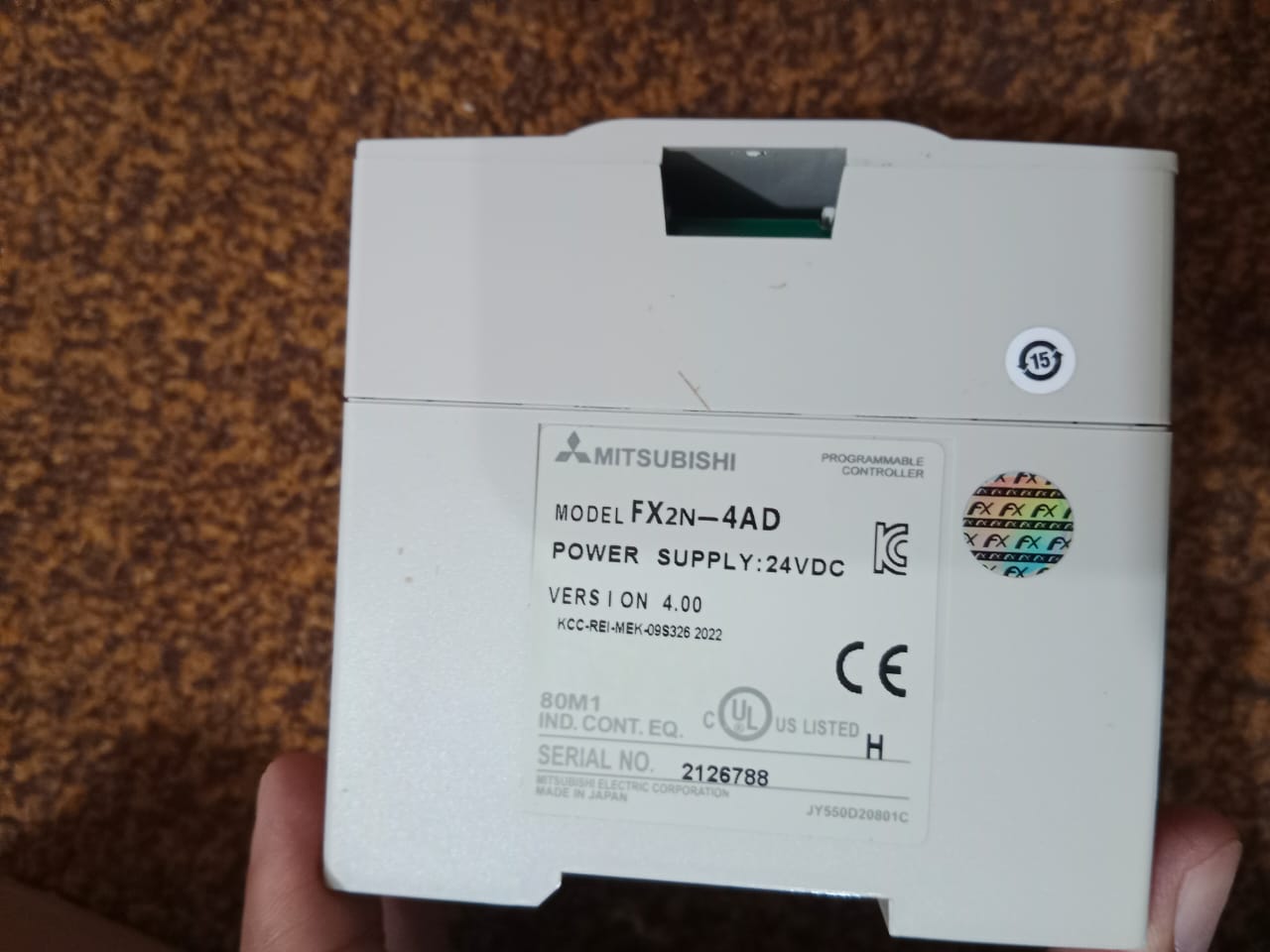 FX2N-4DA Mitsubishi PLC analog module (New)