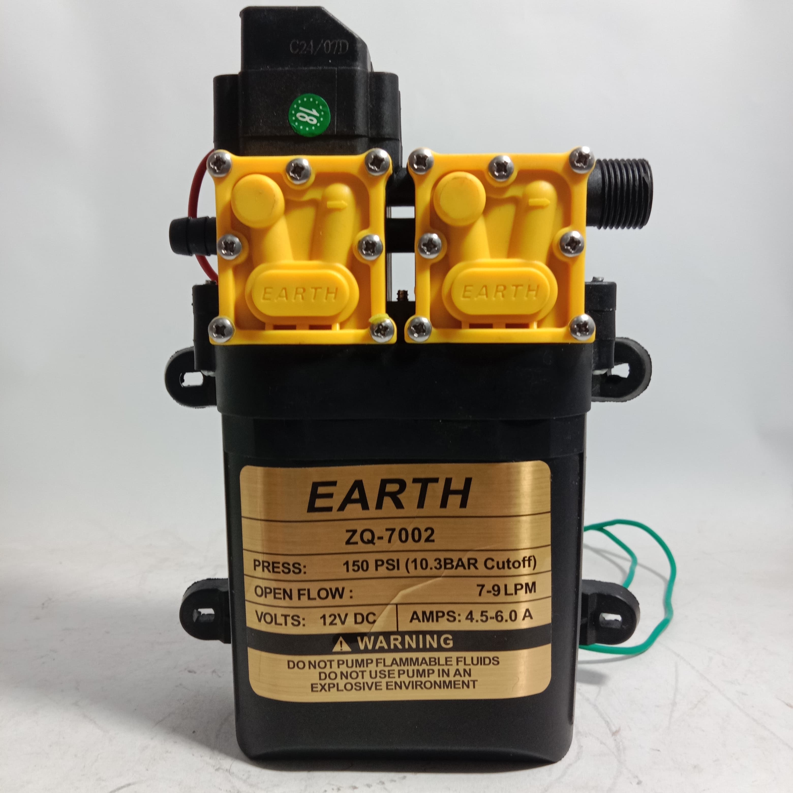EARTH ZQ-7002 150PSI/12VDC High-pressure Pump in Pakistan
