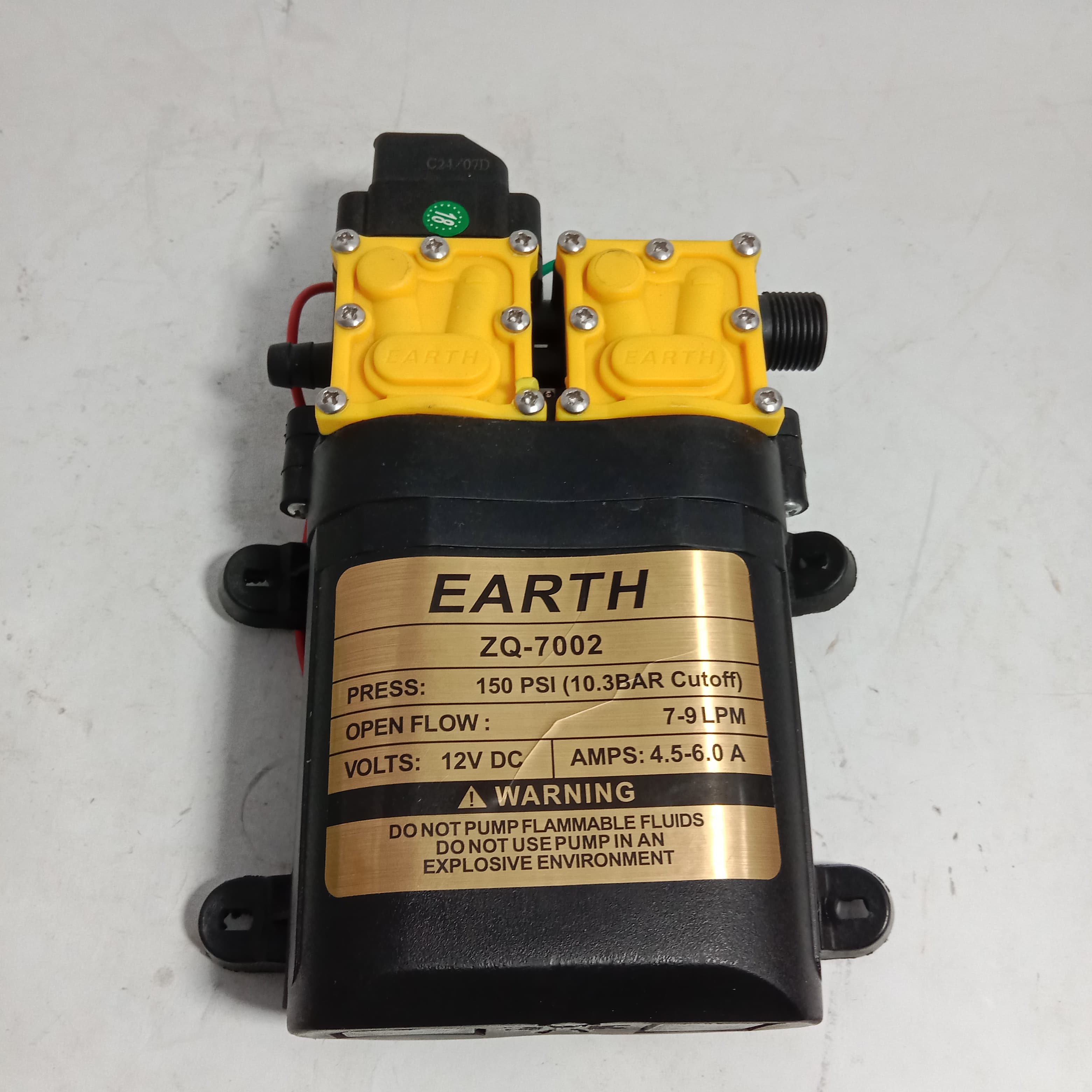 EARTH ZQ-7002 150PSI/12VDC High-pressure Pump in Pakistan