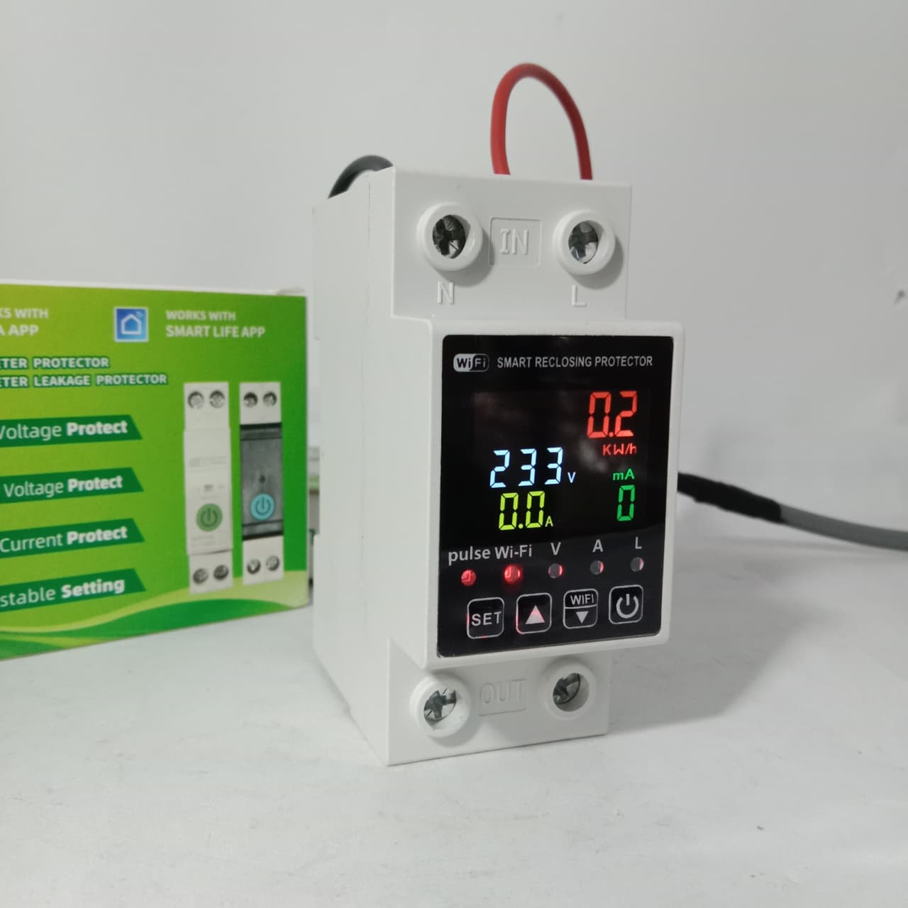 WiFi Breaker Switch  Smart Home Circuit Breaker 2pole  in Pakistan
