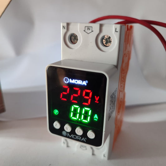 80A 220V Mora voltage protector , Adjustable Device for Voltage Mora Bulgaria in Pakistan