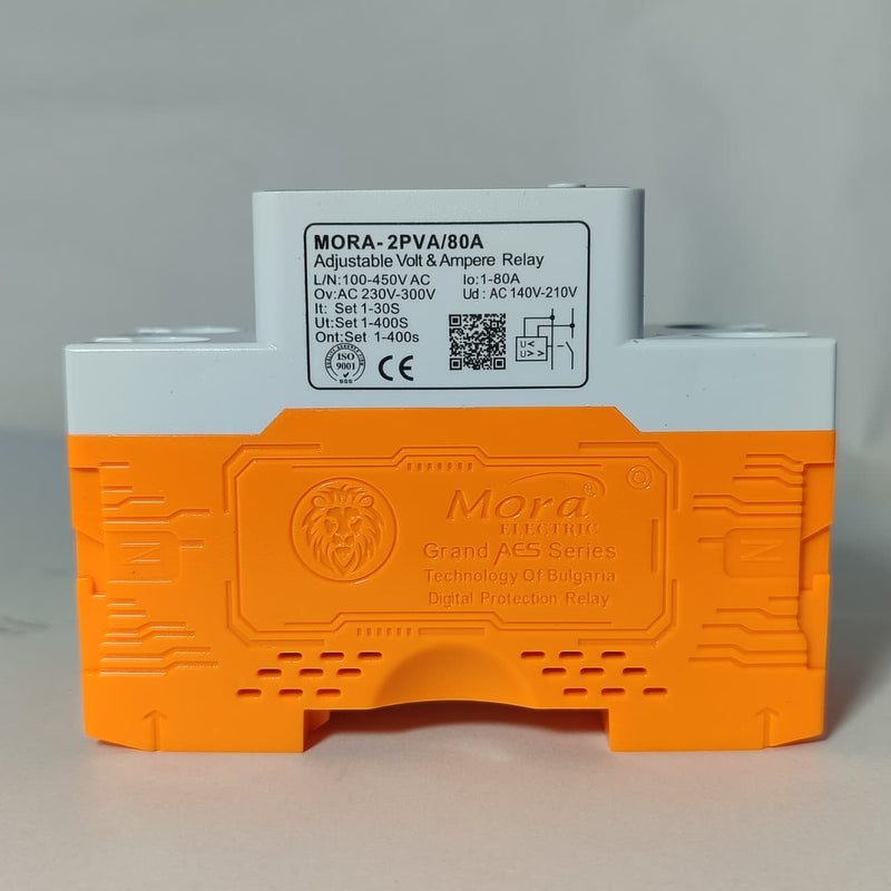 80A 220V Mora voltage protector , Adjustable Device for Voltage Mora Bulgaria in Pakistan