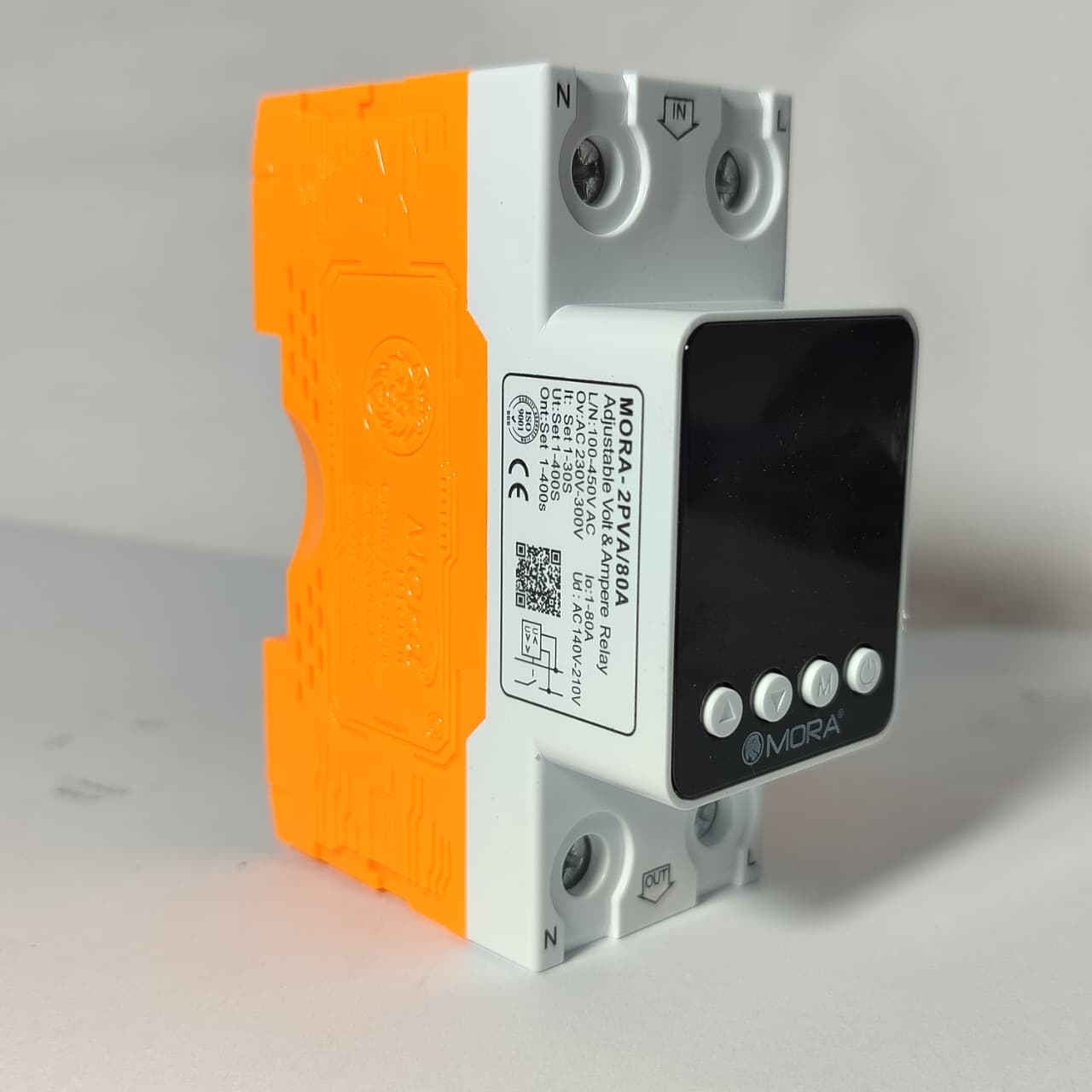 80A 220V Mora voltage protector , Adjustable Device for Voltage Mora Bulgaria in Pakistan