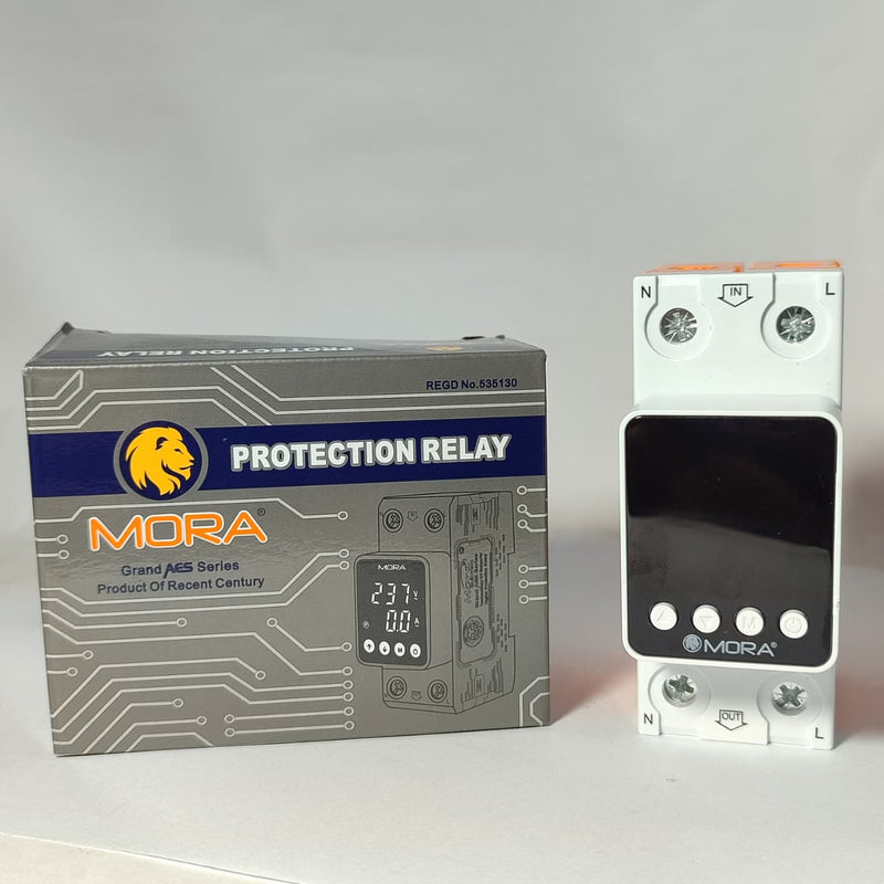 80A 220V Mora voltage protector , Adjustable Device for Voltage Mora Bulgaria in Pakistan
