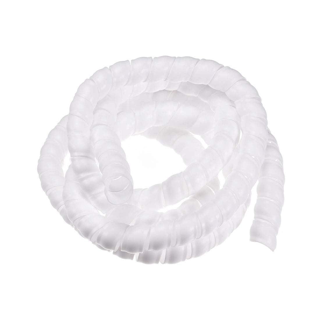 White Insulation Spiral Sleeve for Cable Management - industryparts.pk