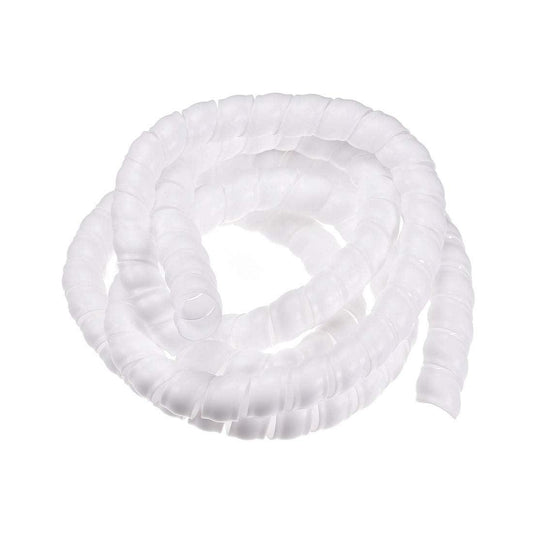 White Insulation Spiral Sleeve for Cable Management - industryparts.pk