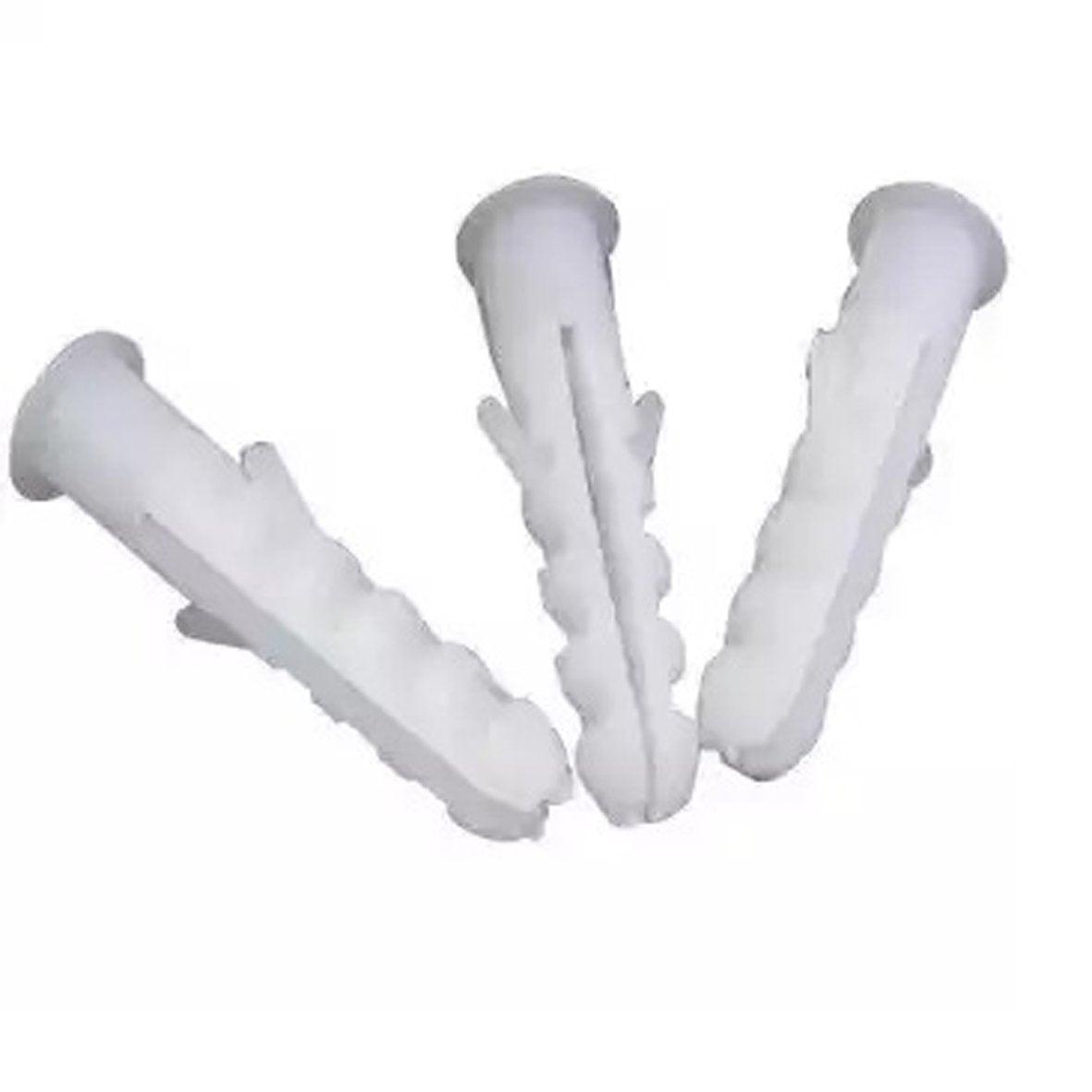White Plastic Wall Plugs Rawl Plugs Roll Plugs Gitti in Pakistan - industryparts.pk