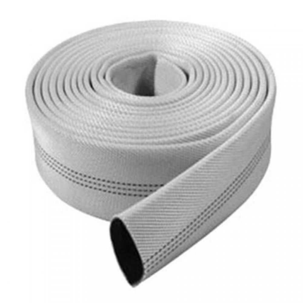 White canvas  pipe 4"x100ft (PVC and Cloth)