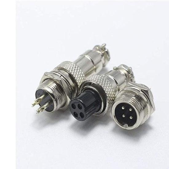 XLR 6 Pin Cable Connector 12mm Chassis Mount in Pakistan - industryparts.pk