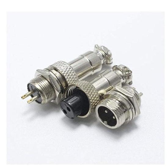 XLR 6 Pin Cable Connector 12mm Chassis Mount in Pakistan - industryparts.pk